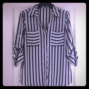 Express black and white very stipe portofino